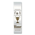 Stock Recognition Ribbons (I'M A WINNER) Lapel